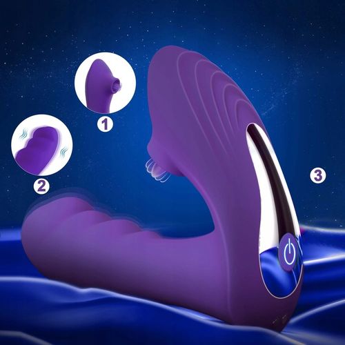 WIBRATOR POSUWISTY SSĄCY ŁECHTACZKĘ LUB ODBYT MASAŻER POWIETRZNY ORGAZM APP na Arena.pl