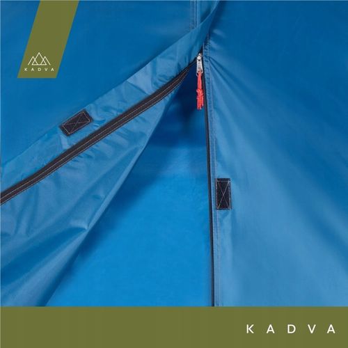 Namiot kempingowy 2-osobowy KADVA Festa 2 niebieski OS KOPUŁOWA KONSTRUKCJA na Arena.pl