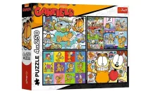 PUZZLE 4x250 Garfield nie lubi poniedziałków 13344