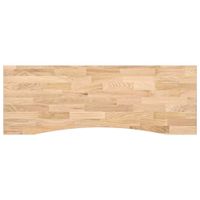 Blat biurka, surowe, 140x60x2,5 cm, lite drewno dębowe
