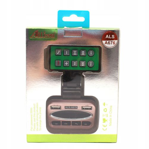 Wielofunkcyjny TRANSMITER FM USB SD BLUETOOTH MP3 na Arena.pl