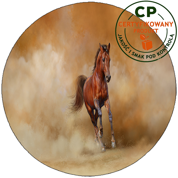 Opłatek na tort Konie zdjęcie 1