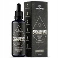 SOLVE LABS MUSHROOM COMPLEX W KROPLACH 60 ML 4 Grzyby witalne Ekstrakt