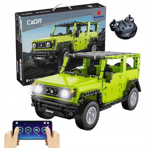KLOCKI CADA SUZUKI JIMNY RC AUTO ZDALNIE STEROWANE 579EL DUAL MODE + LED na Arena.pl