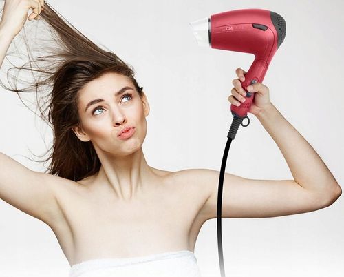 SUSZARKA DO WŁOSÓW MAŁA LEKKA SKŁADANA TURYSTYCZNA PODRÓŻNA 1300W JONIZACJA na Arena.pl