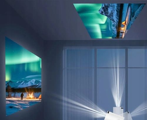 PROJEKTOR HY300 PRO 2025 WERSJA 4K WIFI PRZENOŚNY SMART ANDROID TV RZUTNIK na Arena.pl