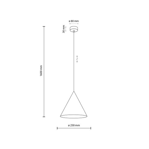 CONO MINT LAMPA WISZĄCA 1 M zdjęcie 1