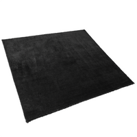Dywan shaggy 200 x 200 cm czarny EVREN