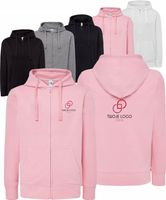 Damska bluza z kapturem TWÓJ HAFTEM LOGO NAPIS firmowa reklamowa 5 SZTUK