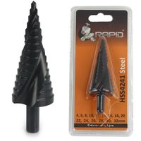 WIERTŁO STOPNIOWE SPIRALNE 4-32MM Rapid