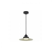 LAMPA WISZACA CZARNA IP20 15W GX53 STAL ALUMINIUM AKRYL
