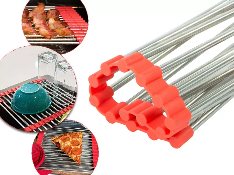 Zwijany ociekacz suszarka na zlew do piekarnika zdjęcie 3