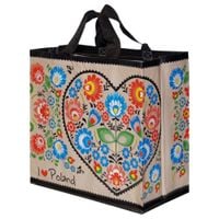 torba na zakupy 24l 35x20x35 folklor 1szt beżowa