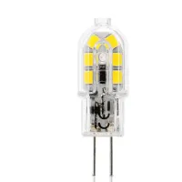 Żarówka LED G4 1,3W 130lm zimna 4000K DC12V energooszczędna do biura