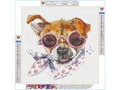 OBRAZ MOZAIKA  HAFT PIES