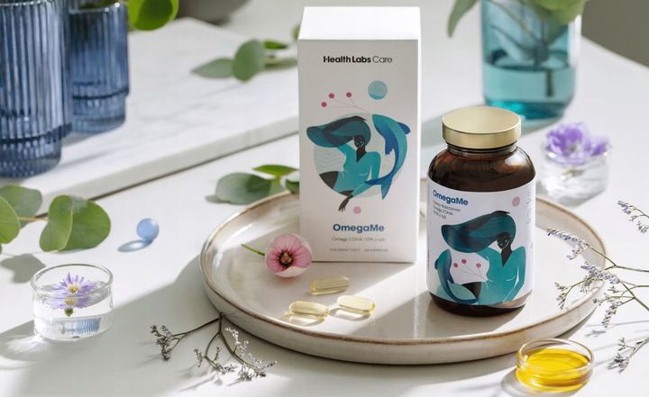 HEALTH LABS OmegaMe Omega 3 EPA i DHA z ryb 60 zdjęcie 4