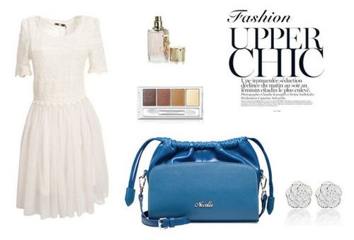 Modna torebka do ręki Niebieska na Arena.pl