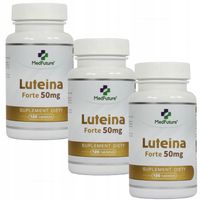 Luteina Forte ekstrakt z kwiatu nagietka 50 mg OCZY WZROK - 3 opakowania