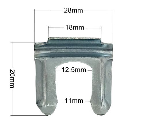 10x SP-02a Zabezpieczenie - spinka przewodu hamulcowego na Arena.pl