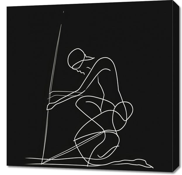 Obraz 70x70cm Linia zdjęcie 1