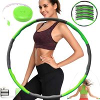 HULA HOP HULAHOP ODCHUDZAJĄCE GĄBKOWE SKŁADANE Z WYPUSTKAMI + MIARKA