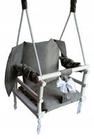 Huśtawka 3w1 dzieci SZARA dom ogród prezent pokój