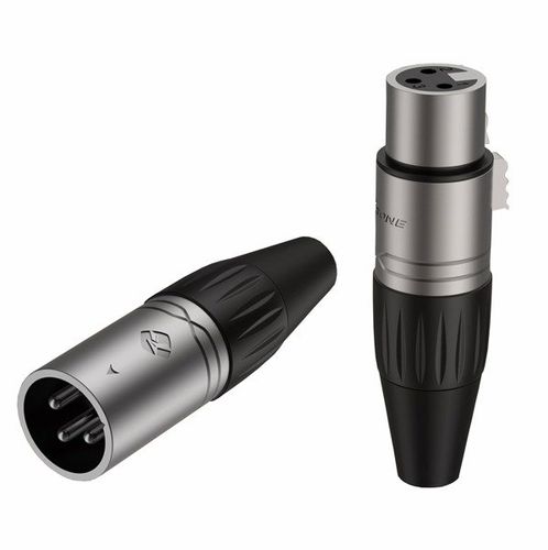 Wtyk wtyczka złącze XLR 3-pin Żeński Męski Roxtone XP3FM ZESTAW 2 szt. na Arena.pl