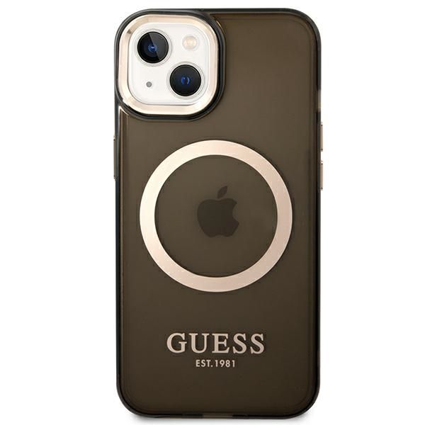 Etui Guess do iPhone 15 Plus, iPhone 14 Plus, Czarny, MagSafe zdjęcie 3