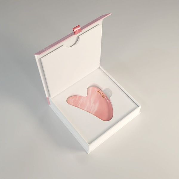 KAMIEŃ GUA SHA, RÓŻOWY KWARC, FLUFF zdjęcie 2