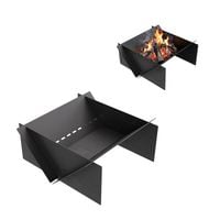 PALENISKO OGRODOWE SOLIDNE STALOWE CZARNE 70 CM