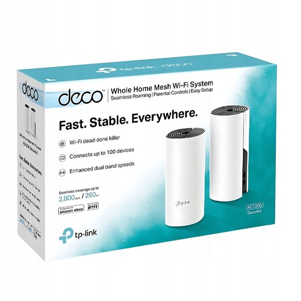 TP-LINK System WiFi mesh Deco M4 2pak AC1200 zdjęcie 10