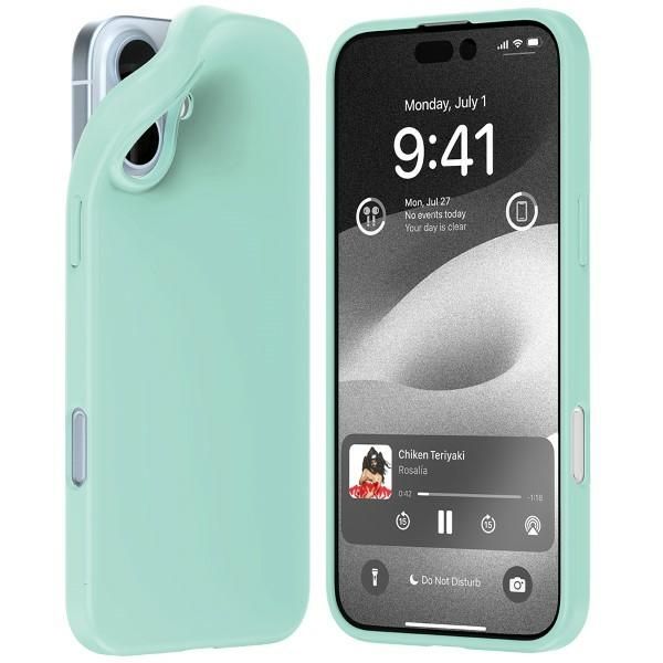 mercury soft iphone 16 plus 6.7miętowy/mint zdjęcie 3