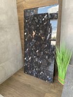 CZARNY GRES POLEROWANY 120x60 złoto, srebro, błękit granit Blue Pearl-gat.I