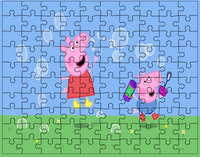 Puzzle Świnka Peppa