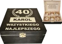 PUDEŁKO NIEZBĘDNIK NA URODZINY PREZENT 18 30 40 50