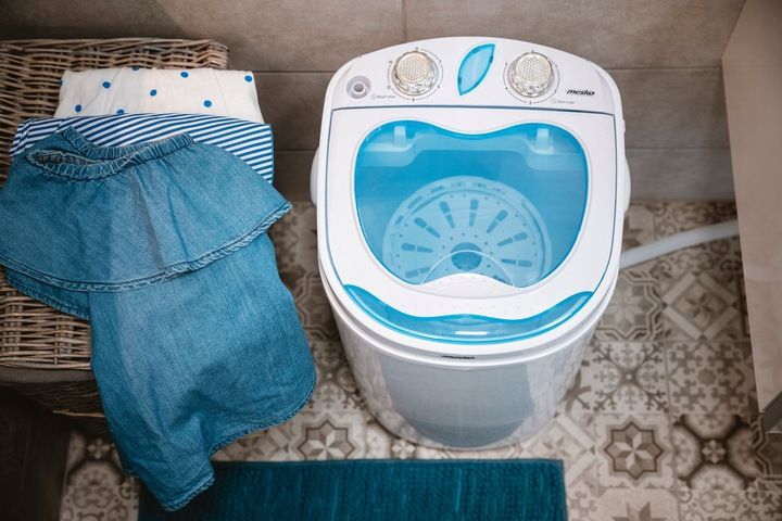 MINI PRALKA PRZENOŚNA TURYSTYCZNA WIRÓWKA WSAD 3kg zdjęcie 9