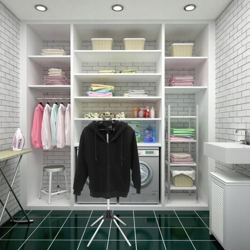 WIESZAK NA UBRANIA DUŻY STOJAK NA ŚCIERECZKI DO PRASOWANIA STOJAK 1 na Arena.pl