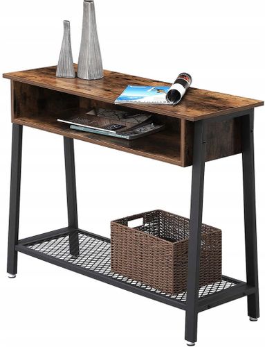 Stolik konsola regał do przedpokoju vintage 100cm na Arena.pl