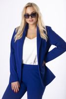 TALIOWANY ŻAKIET BEZ ZAPIĘCIA NA PODSZEWCE 50 CHABER