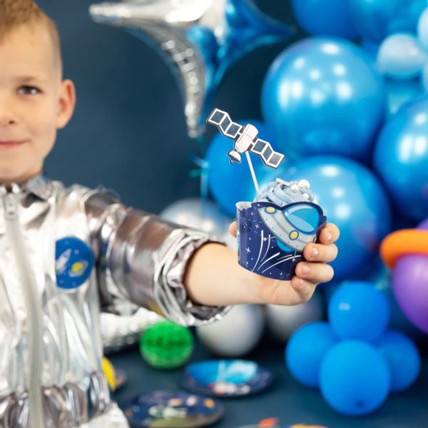 Papilotki do babeczek Kosmos Planety, 8 szt. zdjęcie 3