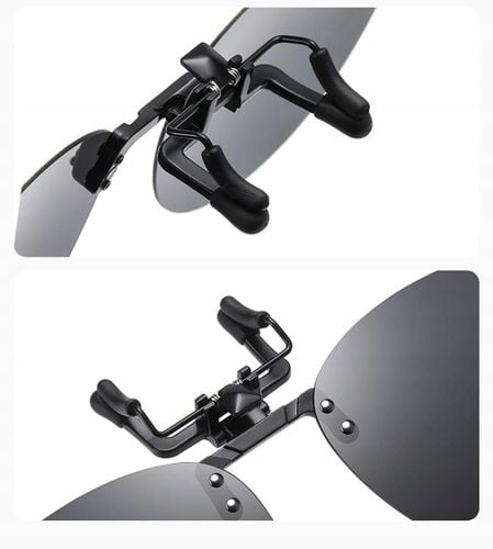 NAKŁADKI POLARYZACYJNE NA OKULARY KOREKCYJNE Klips PRZECIWSŁONECZNE UV400 na Arena.pl