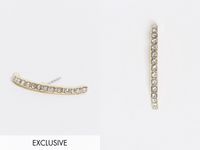 DesignB London Nausznica z kryształkami