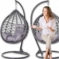 FOTEL WISZĄCY BUJANY OGRODOWY HUŚTAWKA XXL