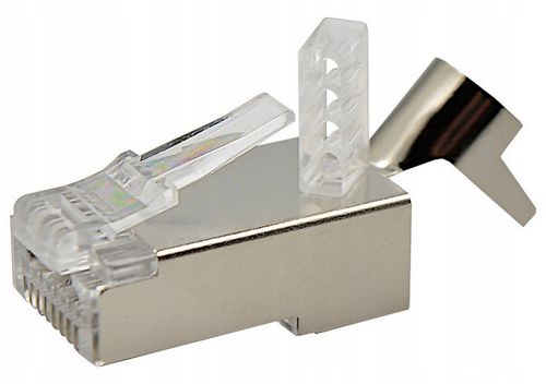 Wtyki RJ45 przelotowy kat 7 FTP pass through 10szt na Arena.pl