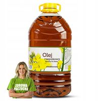 Olej rzepakowy tłoczony na zimno naturalny zdrowy VitaFarm smaczny 5L