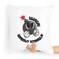 Poduszka Prezent Dla Hydraulika Bombowy Prezent Z Nadrukiem Ze Zdjęciem