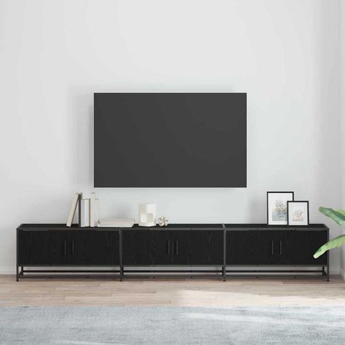 Szafka pod telewizor Czarny dąb 240 x 35 x 41 cm na Arena.pl