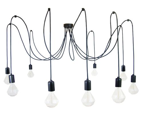 OPRAWKA E27 OSŁONKA DEKORACYJNA METALOWA CZARNA na Arena.pl