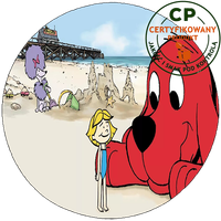 Opłatek na tort Clifford - Wielki Czerwony Pies