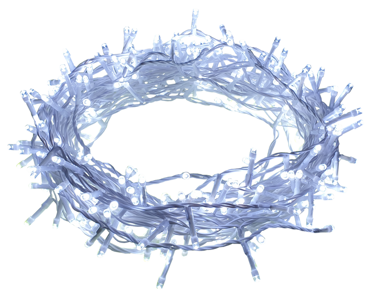 LAMPKI CHOINKOWE 300 LED ZEWNĘTRZNE ip44 CE Białe zdjęcie 2